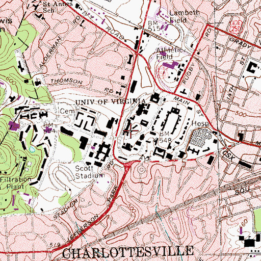 Topographic Map of Mallet Portal, VA