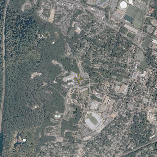 Aerial/Satellite Image of Leake Building, VA
