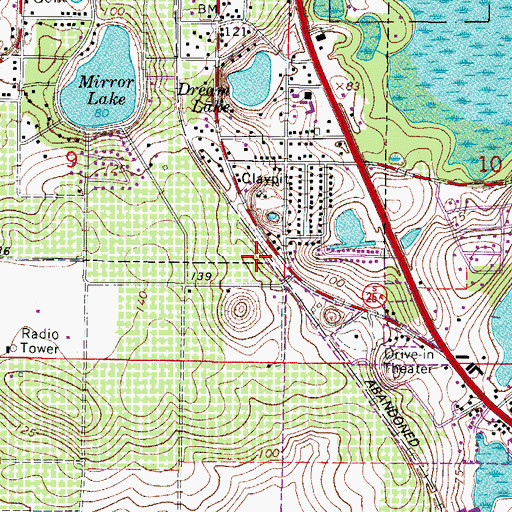 Topographic Map of Trinity Learning Center, FL