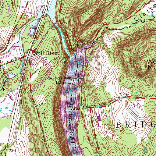 Topographic Map of Goodyear Island, CT