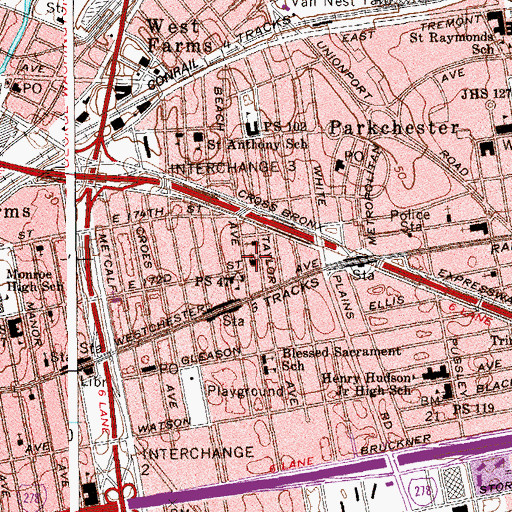 Topographic Map of Chapel of the Atonement, NY