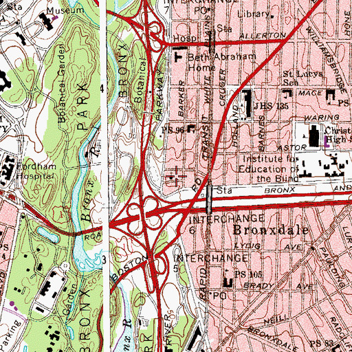 Topographic Map of Temple Judea, NY