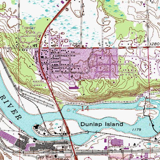 Topographic Map of Our Redeemer Lutheran Church, MN