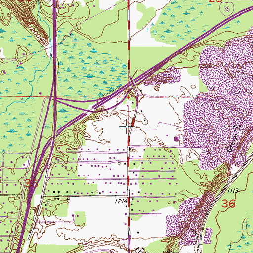 Topographic Map of Fond du Lac Community College, MN