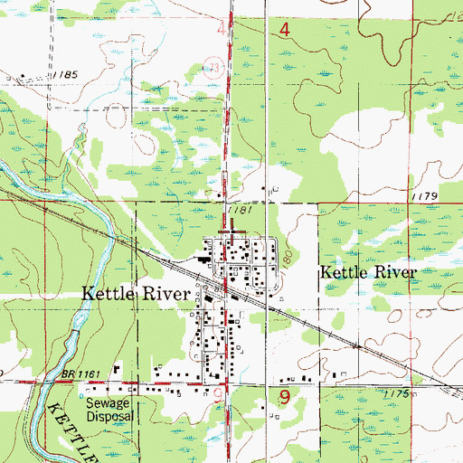 Topographic Map of Holy Trinity Lutheran Church, MN
