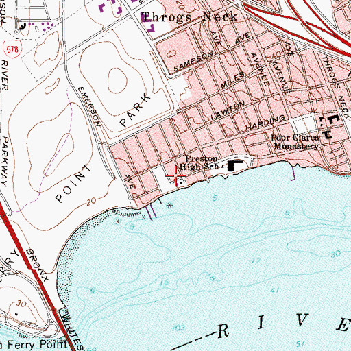 Topographic Map of Deutscher Sport Club, NY