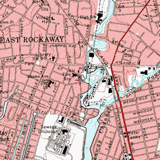 Topographic Map of Jack and Jill Montessori School, NY