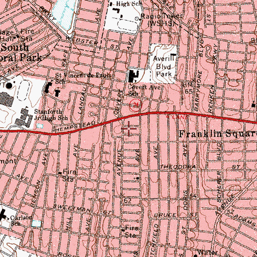 Topographic Map of Korean Church of Greater New York, NY