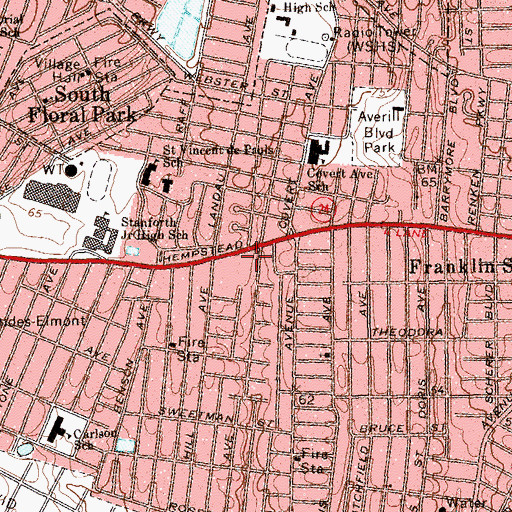 Topographic Map of Madrassa Zia-Ui-Quram, NY