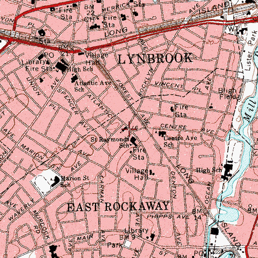 Topographic Map of Saint Raymond's Church, NY