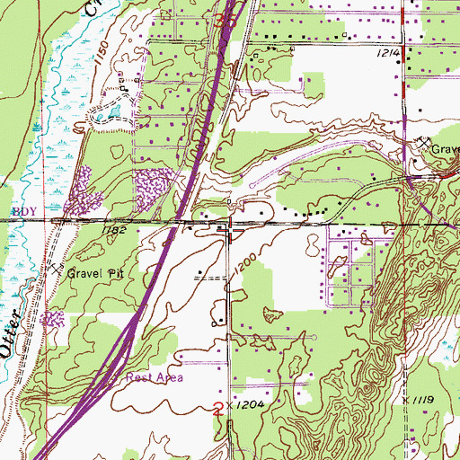 Topographic Map of The Church of Jesus Christ of Latter Day Saints, MN
