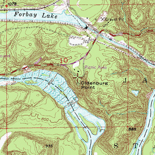 Topographic Map of Henry Oldenburg Historical Marker, MN