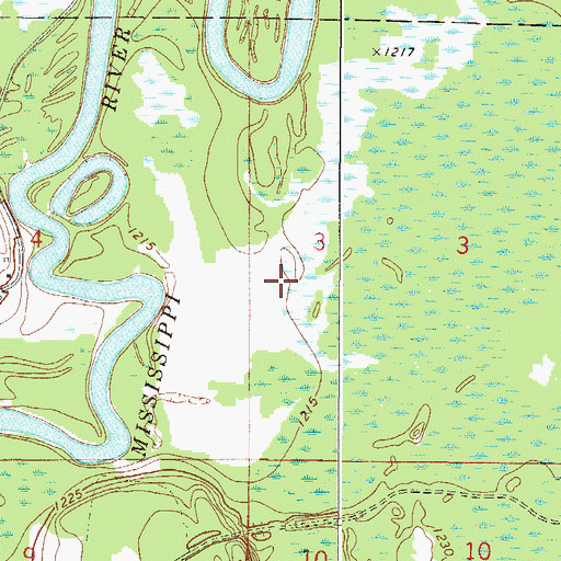 Topographic Map of Wold Wildlife Management Area, MN