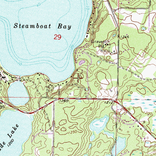Topographic Map of Legacy Courses at Cragun's Reversible Par Three, MN