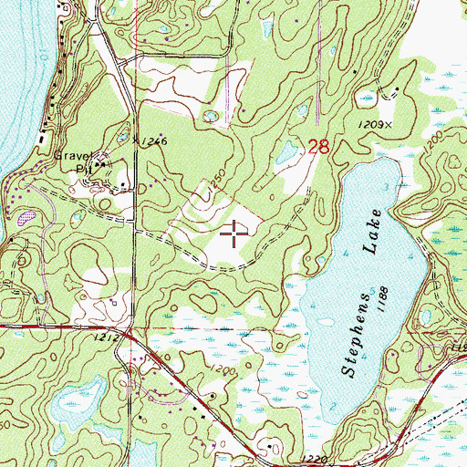 Topographic Map of Legacy Courses at Cragun's - Bobby's 18, MN
