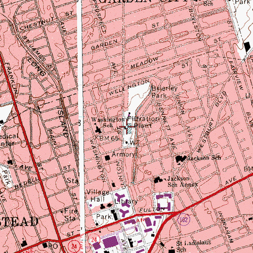 Topographic Map of Riches of Christ Church, NY