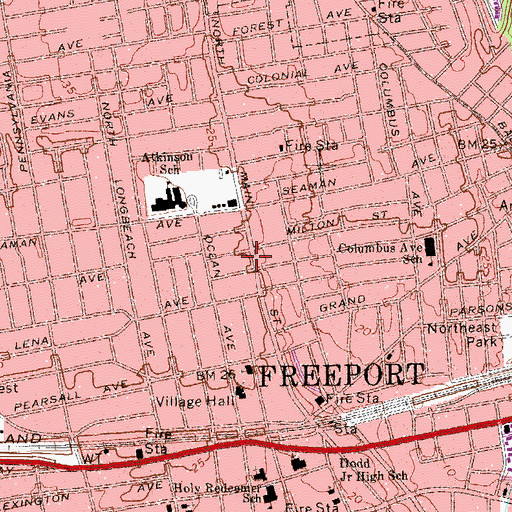 Topographic Map of Perfecting Faith Church, NY