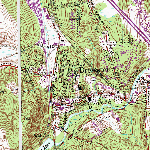 Topographic Map of Saint Lawrence O'Toole School, NY