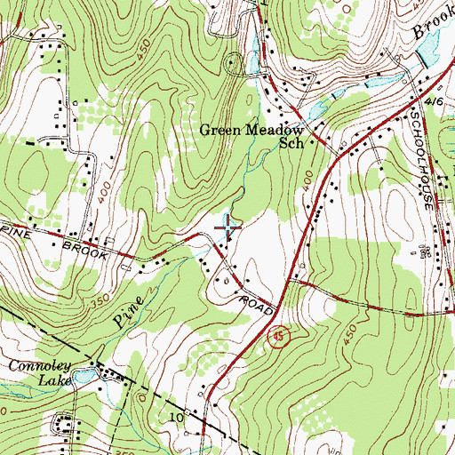 Topographic Map of Capital Park, NY