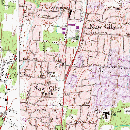 Topographic Map of Durant, NY