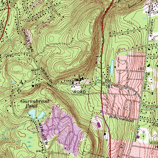 Topographic Map of Christian Herald Childrens Home, NY
