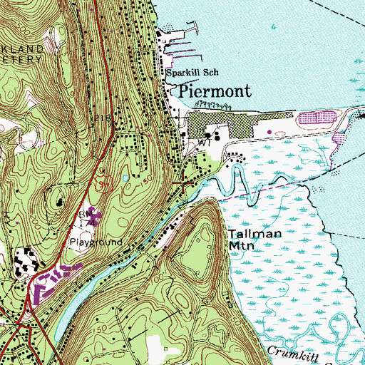 Topographic Map of Macedonia Baptist Church, NY