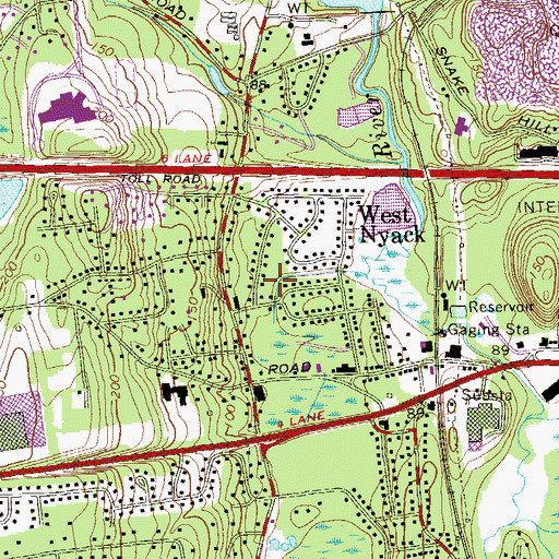 Topographic Map of Maiwalds Grove, NY