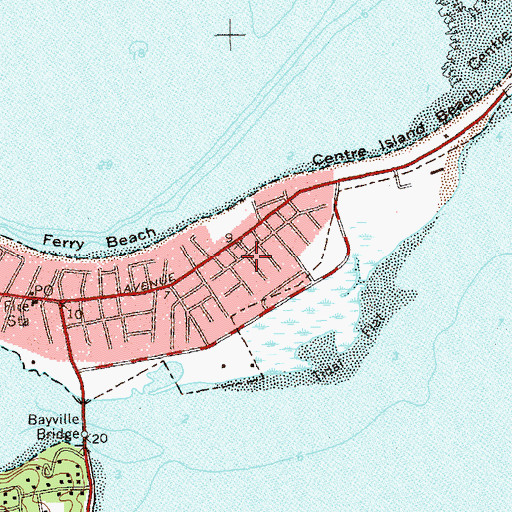 Topographic Map of Pine Island (historical), NY