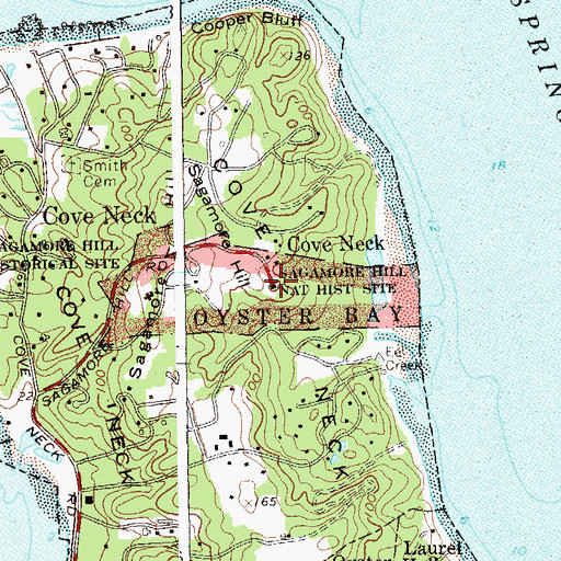 Topographic Map of Old Orchard Museum, NY