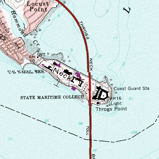 Topographic Map of Vander Clute Hall, NY