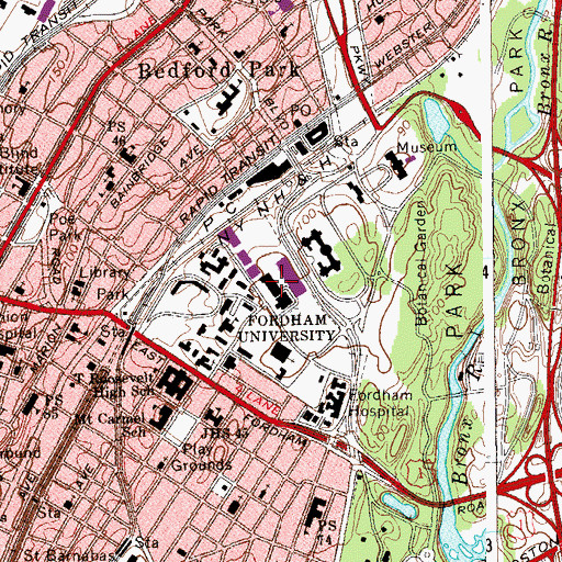 Topographic Map of McGinley Center, NY