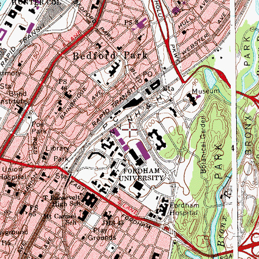 Topographic Map of Murphy Field, NY