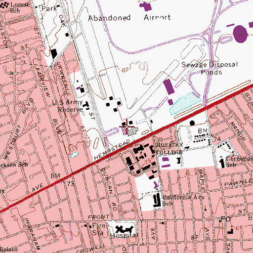 Topographic Map of Alliance Hall, NY