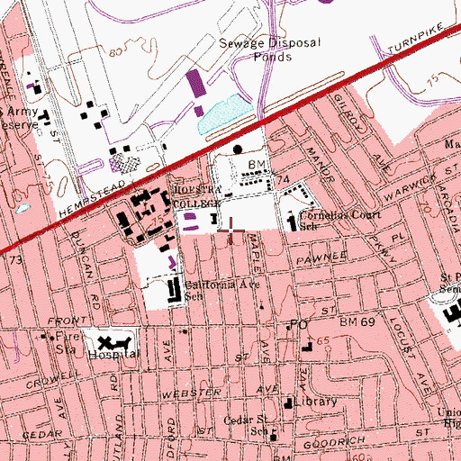 Topographic Map of Butler Annex, NY