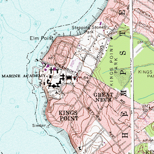 Topographic Map of Furuseth Hall, NY