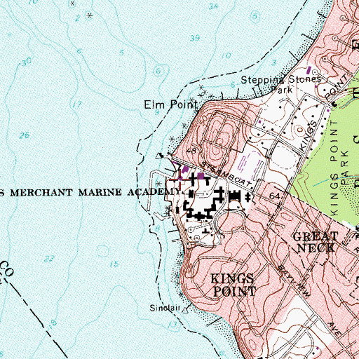 Topographic Map of Vickery Gate, NY