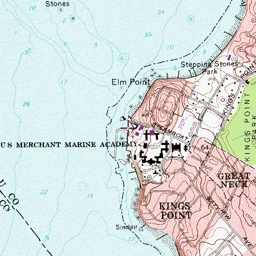 Topographic Map of O'Hara Landing, NY
