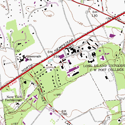 Topographic Map of Little Theatre, NY
