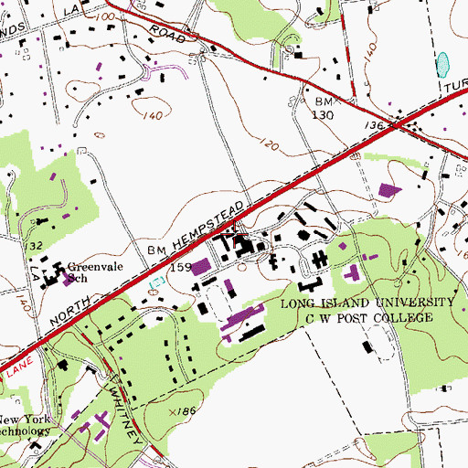 Topographic Map of Speech And Hearing Center, NY