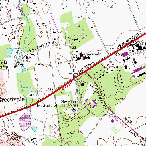 Topographic Map of Dematters Center for Cardiac Research and Education, NY
