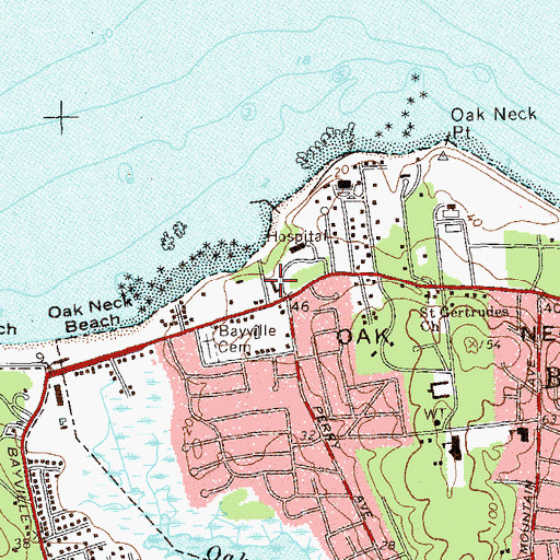 Topographic Map of Jones Manor Adult Home, NY