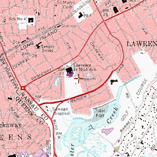 Topographic Map of Rock Hall Museum, NY