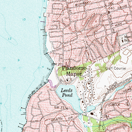 Topographic Map of Science Museum of Long Island, NY