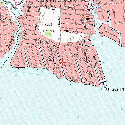 Topographic Map of Canal 8, NY