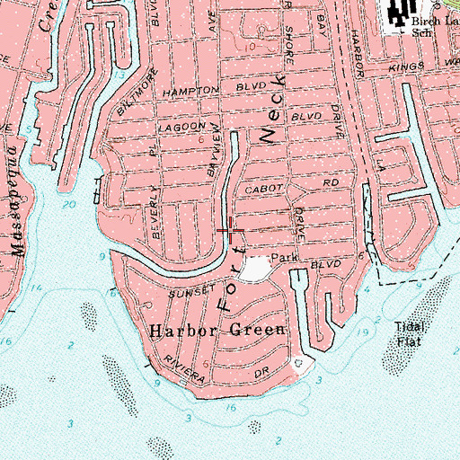Topographic Map of North Canal, NY