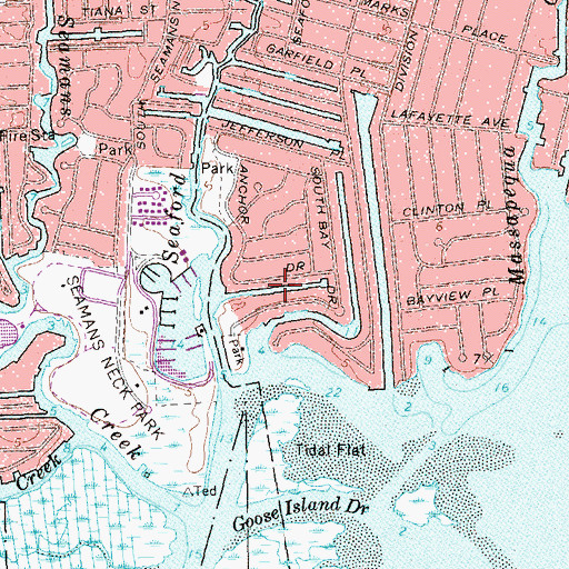 Topographic Map of Tern Canal, NY