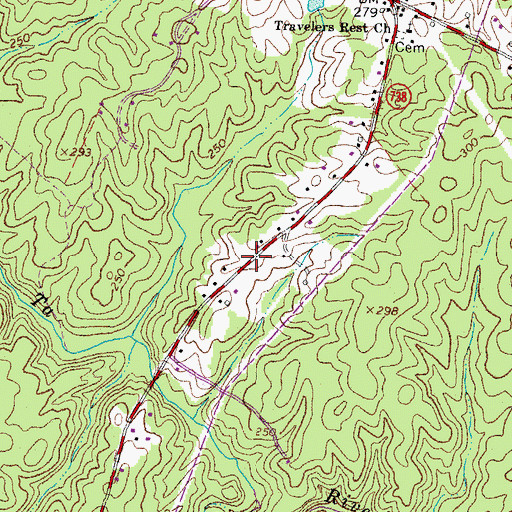 Topographic Map of Rescue Station Number 3, VA