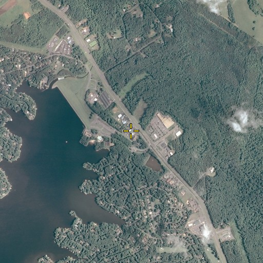 Aerial/Satellite Image of Lake of the Woods Volunteer Fire Department and Rescue Squad, VA