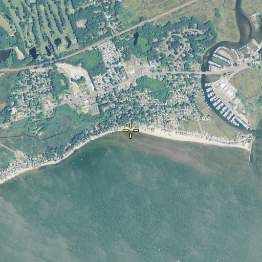 Aerial/Satellite Image of Grove Beach, CT