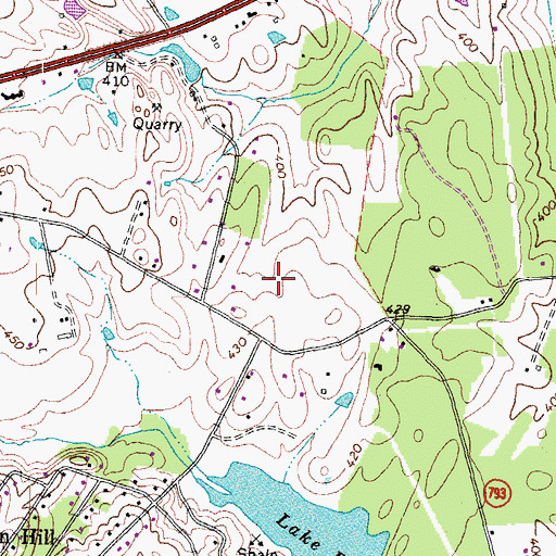 Topographic Map of New Baltimore Volunteer Fire and Rescue Company 10, VA